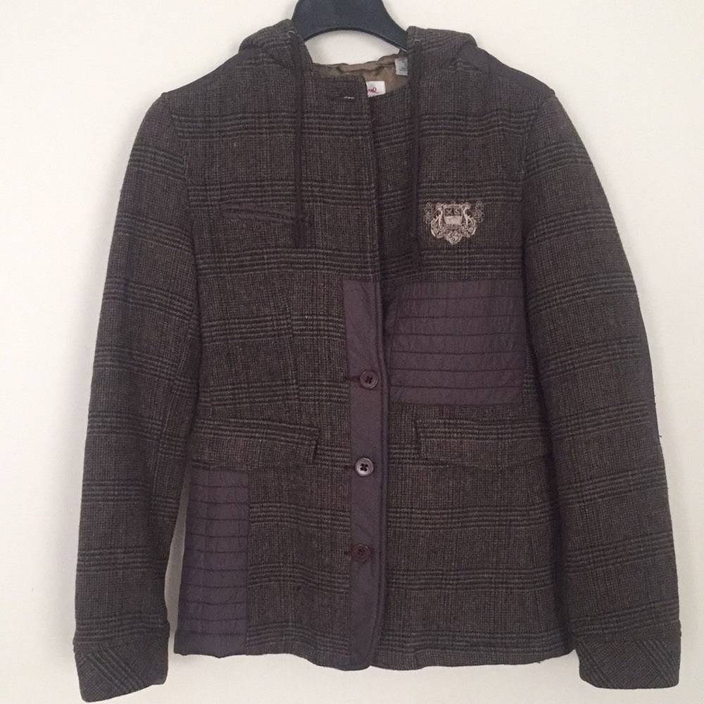 Triple Five Soul Hooded Wool Coat M / L